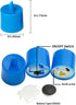 24 Pack LANKER Flameless Led Tea Lights Candles, Flickering Blue Battery Operated Electronic Fake Candles, Decorations