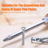 210-Pcs 304 Stainless Steel Round Pan Head Phillips Cross Wood Screws Assortment Kit, # 6 5/16'' to 1-1/2''
