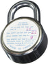 NU-SET Lock | 2-Inch Laminated Steel Combination Padlock | Single Spin Dial Laminated Padlock for Door Security | Home Improvement & Door Hardware (Black) by NU-SET