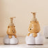 Ywmsfl 250/500ml Cartoon Bear Foaming Soap Dispenser Refillable Hand Sanitizers and Shampoo Bottle for Bathroom
