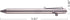SMOOTHERPRO SSG050 Bolt Action Pen in Stainless Steel with Durable Clip Compatible with Pilot G2 Refill