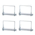 INCREWAY M10 Trailer Coupler Pin, 4pcs Heavy Duty Carbon Steel Safety Coupler Pin, 70MM Long