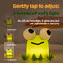 CQDAKET Dimmable, Frog Night Light for Kids, Rechargeable Bedside Touch Lamp, with Timer, Soft Silicone Nursery Night