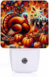 Jahiona LED Night Light Lamp with Smart Sensor Dusk to Dawn Sensor,Artistic of