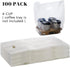 100 4-Cup 9"L 17"H Packaging DEAYOU PCS Large Handle Drinking Poly Bag, Clear Cup Carrier for Coffee Tray, x Plastic