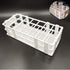 3 Packs Plastic Test Tube Rack, 21 Holes Holder for 30mm Test Tubes, White, Detachable