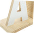 Uonlytech Wooden Bookend - Stylish Desk Organizer for Books and Magazines