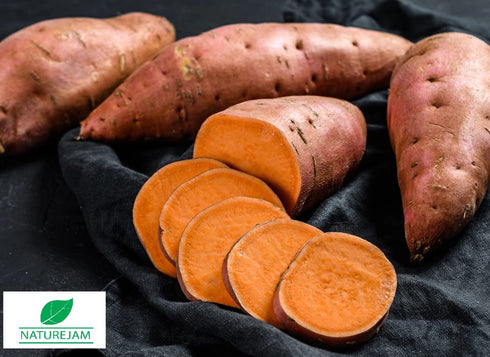 1 Naturejam Dried Sweet Potatoes Pound Bulk-Heat Sealed in a Poly Bag-Dehydrated Dried Vegetables