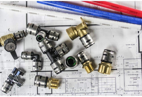 SharkBite 1/2 Inch EvoPEX Male Adapter, Pack of 2, Push to Connect Plumbing Fitting, PEX, Model K120Z2