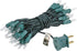 13.5 35 Bulb 4" Bulb 24" Novelty Lights Feet Clear Mini Light String on Green Wire, Non-Connectable Incandescent Fairy