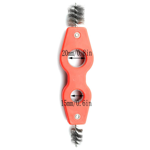 LQ Industrial Copper Pipe Cleaner, 4 in 1 Copper Tubing Brush and Battery Post Cleaning Brush Tool