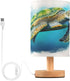 YETTASBIN Sea Turtle Bedside Table Lamp, Small LED Desk Light USB Nightstand Lamp