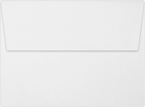 LUX Paper A6 Invitation Envelopes, 4 3/4" x 6 1/2" - 60lb. Bright White Peel & Press, 250 Pack