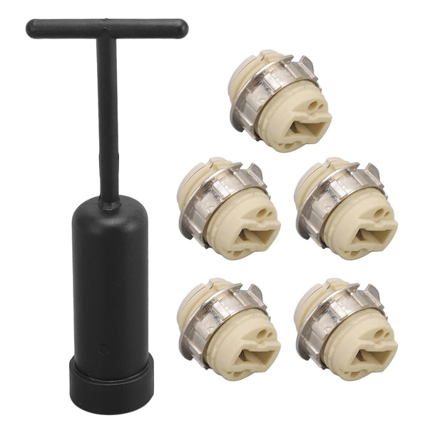 HEEPDD G9 Light Bulb Base Socket, Resistance Ceramic Lamp Holder, Mini Spring Mechanism