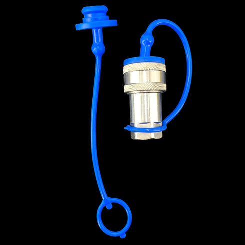 2 Sets 1/2 ISO A+ISO 5675 Hydraulic Coupler Male Dust Cap and Female Plug Cover