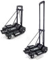 Folding Hand Truck Small Dolly,Foldable Utility cart with 4 Wheels & 2