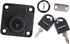 3pcs DOITOOL Office Files Cabinet Lock Zinc Alloy Lock Keys Diameter Easy to Install for Office Cabinets Bedside Black