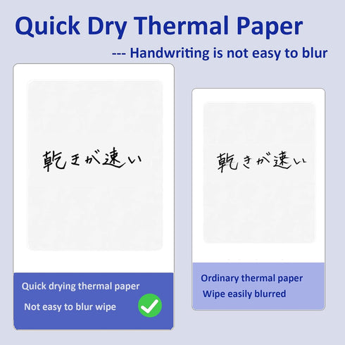 ECIFFO 2 8.5 11 Inch, M08f M832 A4 (1 =27 Sheets/7.6m long,1.18") Rolls Thermal Printer Paper, Thermal Paper X Us