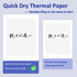 ECIFFO 2 8.5 11 Inch, M08f M832 A4 (1 =27 Sheets/7.6m long,1.18") Rolls Thermal Printer Paper, Thermal Paper X Us