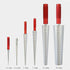 Noteflora 1Pcs 1-6.5mm 30-45mm 0.1mm Scale(1-6.5mm) Stainless Aperture Ruler Taper Gauge, Conical Feeler Gauge Taper