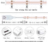 5V Dimmable 320LEDs/m (3.28FT/1M) Short LED Strip Lights Purple USB Not Flexible COB LED Rope Lights Purple Super