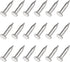 Small Nails (1.7x9mm) 200pcs, Carbon Steel Tiny Hardware Nails for Household Woodworking, Silver Tone
