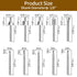 20Pc HSS Router Bit Set with 1/8"(3mm) Shank for DIY Woodworking, Carving, Engraving, Drilling & Sculpting