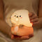 CQDAKET Sea Otter Night Light for Kids, Rechargeable Bedside Touch Lamp, Dimmable, with