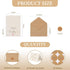 ZestHub 40 Pack 5x3.5 Inchs Small Thank You Cards, Mini Gold Foil Thank You Notes Bulk with Envelopes and Stickers