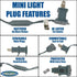 Novelty Lights 34FT 100 LED Christmas String Lights, Indoor Outdoor Mini Light Set, Commercial Grade, 40,000 Hours