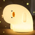 Attivolife Duck Night Light, Silicone Why Duck Lamp, Dimmable Rechargeable Nursery Bedside Lamp, Creative Gift Idea