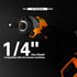 55PCS Set Nutsetter,Storage Facoow Impact Nut Driver Magnetic, SAE&Metric Nut Drivers, Deep Impact Nut Drivers, Impact