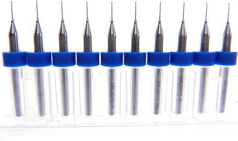 Daewon Industries 1 Count 0.35mm Tungsten Carbide Micro Drill Bits for CNC, PCB, Jewelry, and More