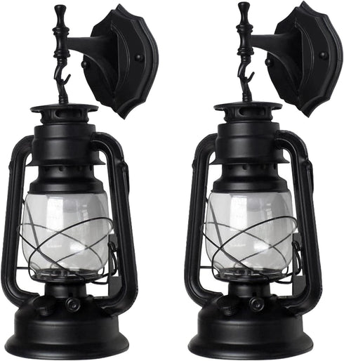 EEYBLAEEY Wall Sconces, Retro Antique Vintage Rustic Lantern Lamp Wall Sconce Light Fixture