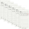 6 Pack Server Note Pads, Natural Guest Checks Books for Servers, Server