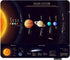 Outer Space Gaming Mouse Pad, Solar System Print, Non-Slip Rubber Mouse Pad for Computers, 9.5 x 7.9 Inch