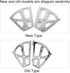 Topyond Stainless Steel Shoes Drawer Cabinet Hinges,Turning Rack Replacement Fittings for Shoe Storage Tall Shoe