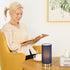 Lampwell FION Small Table Lamp for Living Room, Modern Night Table Lamp, 3.94 H8.27IN, Dark Blue (Bulb Excluded)