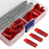 XINGYHENG 360Pcs 2-Pin Female & Male Red Plug Housing Crimp Terminal Connector Kit Compatible with JST SYP