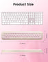 Meatanty Keyboard Wrist Rest, Ergonomic Keypad Support, Soft Memory Foam Hand Rest Pad for Typing Comfort, Computer