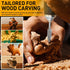 Wood Carving Drill Bits Set, Compatible with Dremel Rotary Tool for DIY Carving and Drilling Projects
