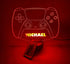 16 New Video Game Controller Gamer Name Gamertag Gaming Room Games Gift Night Light Up Table Desk Lamp LED Custom