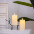 Set 2 (3x6 inch) Dimmable volnyus Flameless Candles of Flickering LED Wax Candles Battery Operated with Remote Control