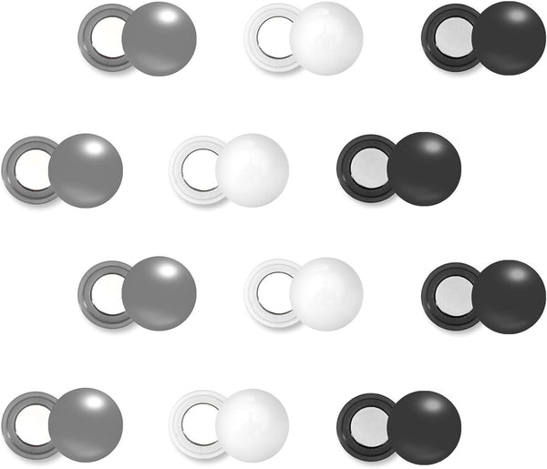 Tinoaly 12 Pairs Magnetic Race Bib Clips, Marathon Race Number Holder Running Racing