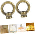 Garneck 2pcs Bulb Bronze Solid Lamp Finials Caps for Lamp Shades Finials for Light Rings Decoration for Shade