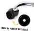 Commercial Alipis Versatile Plastic Caster Wheels Single Wheel for Office Chair Easy Install Rolling Cart Hardware