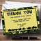 The Card Zoo Army Troops Camouflage Personalized Birthday Party Thank You Cards
