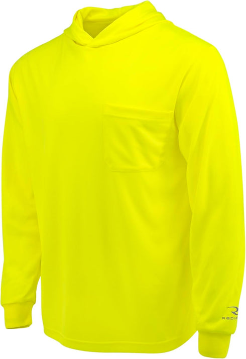 Radians Unisex Adult Hi-Vis Safety Shirts, Green, 4X-Large US