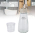 ZASCHMOY Countertop 150ml 260ml Glass Mouthwash Dispenser Elegant Refillable Multifunctional Dispenser with Spout