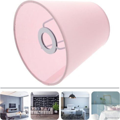 5.51X5.11X3.54In OSALADI Decorative Fabric Lampshade Small Pendant Light Shade Soft Textured Lamp Cover for Table Floor